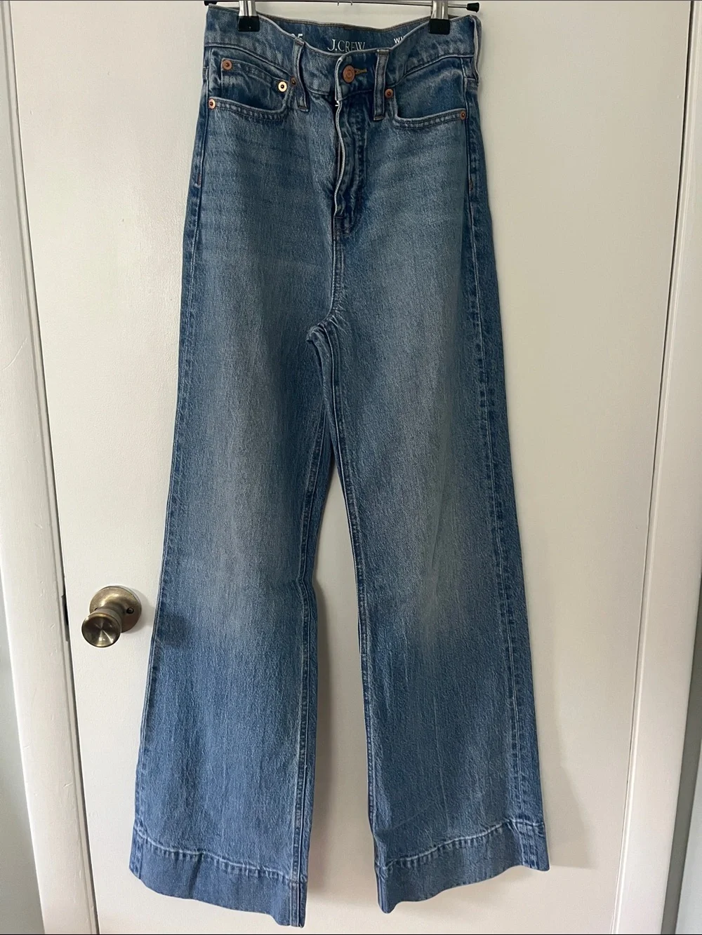 J. Crew Wide Leg Trouser Jean High Waist Women’s Jeans